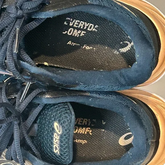 Asics Gel Excite 8 Sneakers Womens Size 9.5 WIDE Navy Blue Running Shoes - Picture 10 of 10